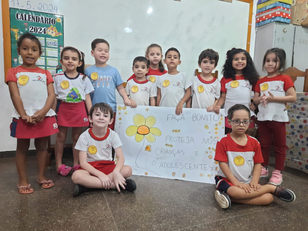 Faça bonito! Proteja nossas crianças e adolescentes. 🧡