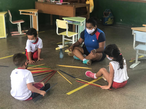 Aula de Educa&ccedil;&atilde;o f&iacute;sica - Turma n&iacute;vel I