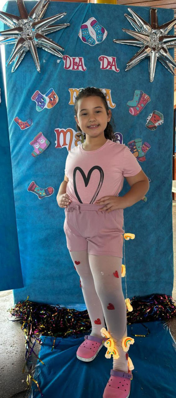 Semana das Crianças: desafio da meia maluca. ✨  Nível II B.🥰