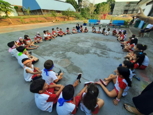 Dia de brincadeira com bexigas 🎈 turmas do Nível I A/B e Nível II- Semana das crianças.🥰🥳✨