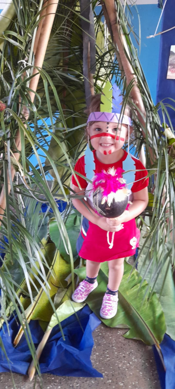 Turminha do Maternal III. ✨  19 de abril, dia dos povos origin&aacute;rios.✨